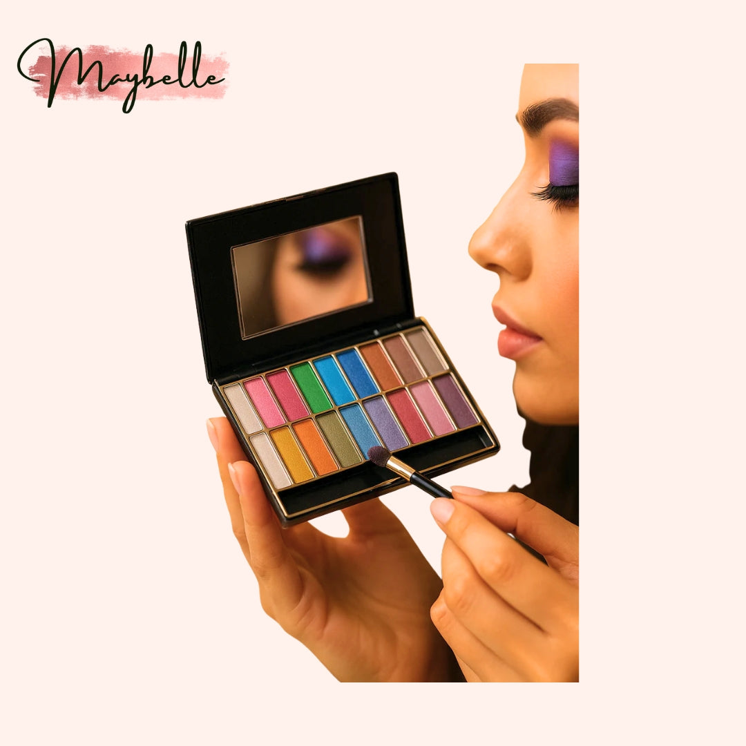 Professional 20-Shade Eyeshadow Palette – Rich Pigments & Smooth Finish