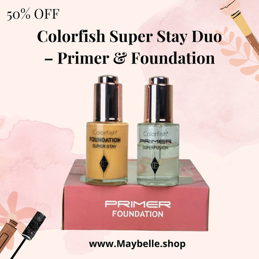 Colorfish Super Stay Duo – Primer & Foundation for a Long-Lasting, Flawless Look